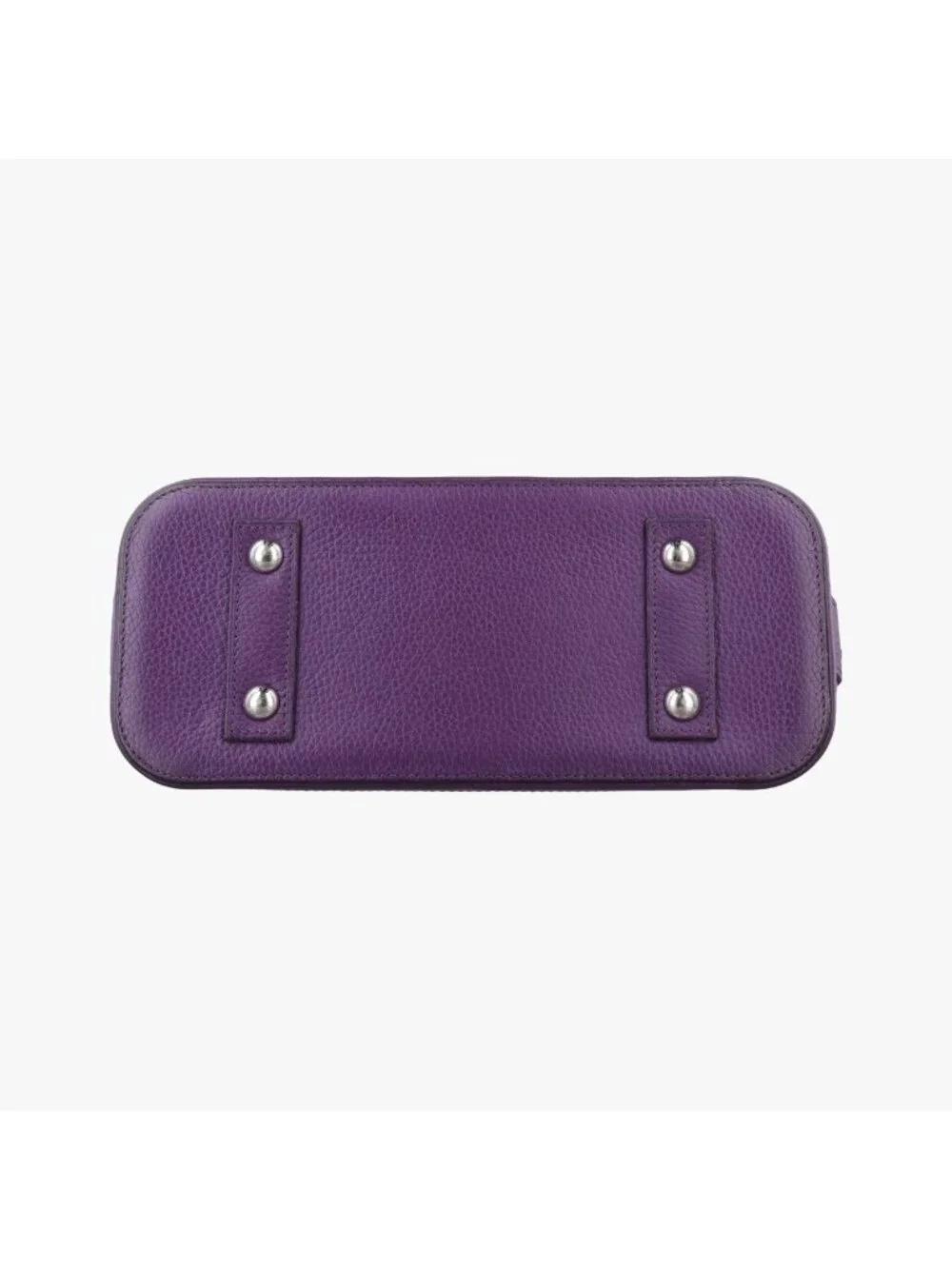 Louis Vuitton Parnascea Alma PM Violet Taurillon Leather Handbag